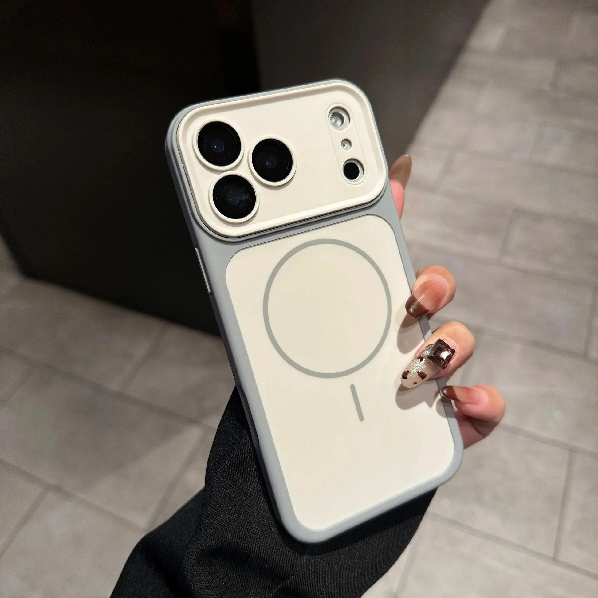 Sleek Dual Tone MagSafe Magnetic Phone Case - Ultimate Matte Full Lens Protection for iPhone 17 Pro Max, 16 Pro Max, 15, 14, 13, 12, 11 - Shockproof & Stylish!