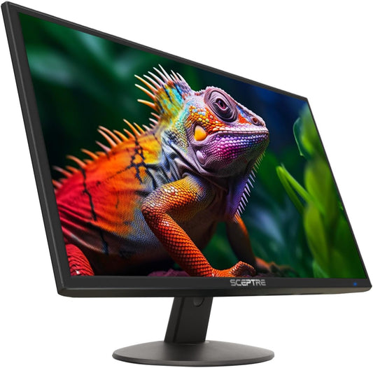 24-Inch 1080P Thin LED Monitor with 99% sRGB, Dual HDMI, VGA, and Built-In Speakers - E248W-19203R 2025 Series