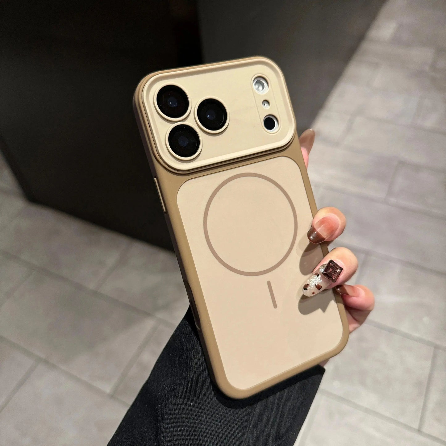 Sleek Dual Tone MagSafe Magnetic Phone Case - Ultimate Matte Full Lens Protection for iPhone 17 Pro Max, 16 Pro Max, 15, 14, 13, 12, 11 - Shockproof & Stylish!