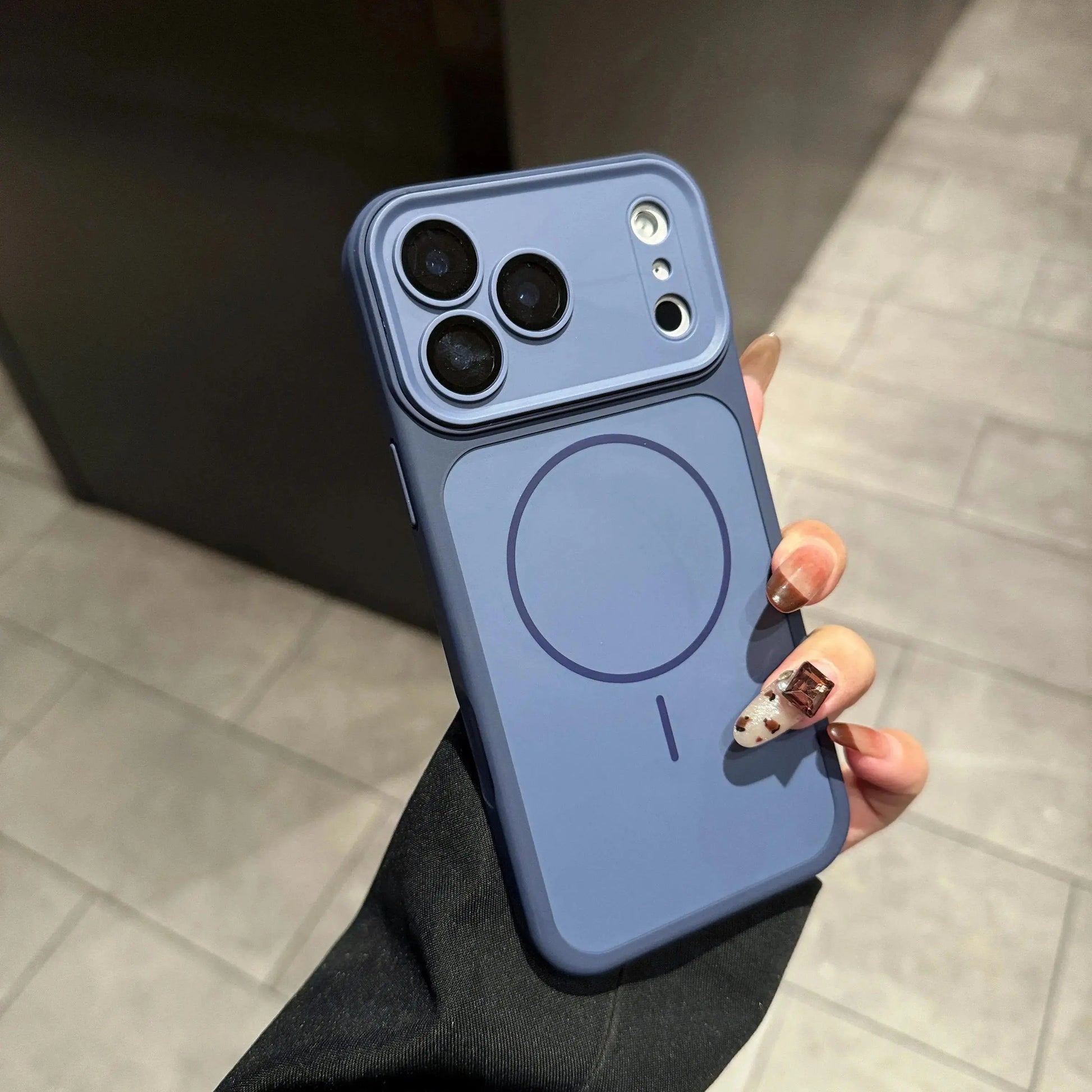 Sleek Dual Tone MagSafe Magnetic Phone Case - Ultimate Matte Full Lens Protection for iPhone 17 Pro Max, 16 Pro Max, 15, 14, 13, 12, 11 - Shockproof & Stylish!