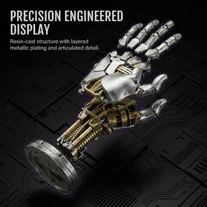 Cyberpunk Asura Mechanical Hand Figurine - Stylish Game Controller Stand & Key Holder Gift for Him